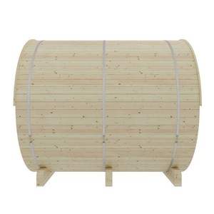 <span class=keywords><strong>Sauna</strong></span> en bois de pin naturel, <span class=keywords><strong>sauna</strong></span> extérieur en bois avec porte en verre et trou de ventilation - Product Image 5