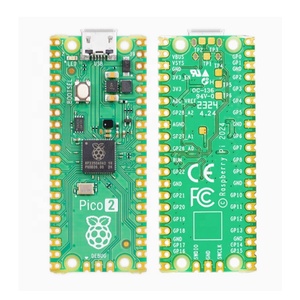 Carte de développement Raspberry Pi Pico 2 RP2350 <span class=keywords><strong>520</strong></span> <span class=keywords><strong>KB</strong></span> sur puce SRAM 2.4GHz 802.11n LAN sans fil UART SPI I2C PWM ADC Original Pico2 - Product Image 1