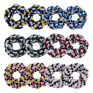 BELLEWORLD-diademas elásticas con estampado <span class=keywords><strong>de</strong></span> <span class=keywords><strong>unicornio</strong></span> para niña, gomas para el pelo con estampado <span class=keywords><strong>de</strong></span> flores y corazones, scrunchie <span class=keywords><strong>de</strong></span> satén - Product Image 4