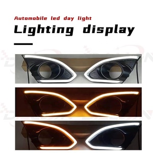 Luces Led diurnas para coche, luz LED <span class=keywords><strong>antiniebla</strong></span> DRL con intermitente amarillo, para Che vrolet <span class=keywords><strong>Spark</strong></span> 2013 ~ 2015, 2 uds. - Product Image 2