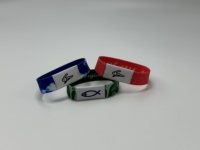Pulseras Reutilizables Inteligentes con Chip RFID NFC 215, Pulsera Elástica Tejida NXP 213/215/216 para Eventos