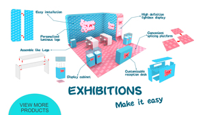 Izexpo 30 phút nhanh chóng xây dựng cao cấp EXPO thiết kế dự<span class=keywords><strong>a</strong></span> trên tùy biến thương mại khác triển lãm thiết bị bằng gỗ triển lãm thương mại gian hàng hiển thị - Product Image 5