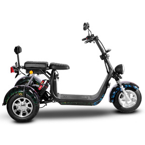 Moto électrique à trois roues de style Harley, fabriquée en Chine, à grande vitesse, pour adultes, sportive et utilitaire, 2000W12AH, autonomie 70KM - Product Image 1