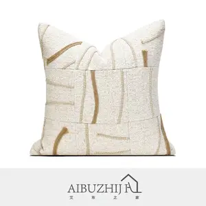 AIBUZHIJIA Boho Kissen bezug Luxus High End dekorative Beige Kissen bezug 45*45 für Couch