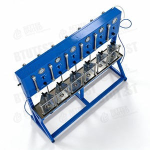 เครื่องทดสอบความกันน้ำของคอนกรีต, แบบ 3/6 ตำแหน่ง, ได้มาตรฐาน EN 12390-8 และ DIN 1048 สำหรับการทดสอบความลึกของการซึมผ่านของน้ำ อุปกรณ์ห้องปฏิบัติการ - Product Image 5