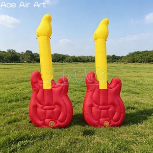 <span class=keywords><strong>Guitarra</strong></span> Eléctrica Inflable con Luces LED, Modelo Personalizado Colorido, <span class=keywords><strong>Guitarra</strong></span> de <span class=keywords><strong>Rock</strong></span> Inflable para Decoración de Festivales de Música, Escenarios, Discotecas y Fiestas - Product Image 3