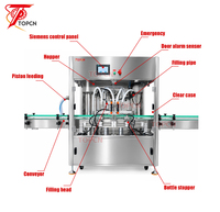 Machine de remplissage, de bouchage et d'étiquetage entièrement automatique à servo-moteur pour pots de crème cosmétique et de lotion