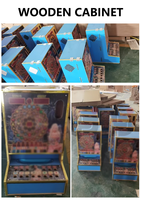 Machine d'arcade Mario la plus populaire, avec cabinet en bois, console PCB en plastique, paiement par pièces, jeu Tragamonedas, jeux à monnayeur