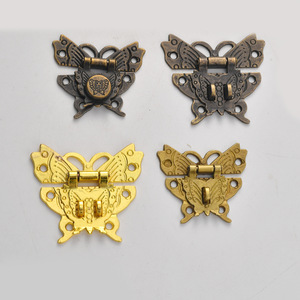 Hebilla de caja de aleación de zinc con diseño de mariposa hecha a mano para cajones, regalos y manualidades - Product Image 2