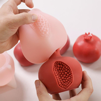 Moule en silicone 3D Grenade pour bougies, savons, cires, résine époxy, plâtre, argile polymère, bonbons, chocolat, gâteaux et décoration intérieure