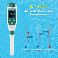 Verlichte, zeer nauwkeurige, slimme multifunctionele pH-meter voor bodem, dranken, fruit, deeg en vlees met ondoorzichtige sondekap