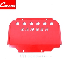 Protection de carter moteur en aluminium rouge personnalisée de haute qualité <span class=keywords><strong>Cavin</strong></span> Off Road, garantie 2 ans pour Ford Ranger 2011-2016 - Product Image 1