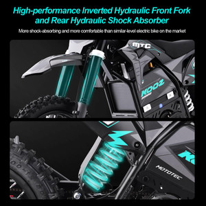 KOOZ HP115E Moto Elettrica da Fuoristrada 60V 2000W Senza Spazzole, 40MPH per Adulti e Adolescenti 13+ - Product Image 2
