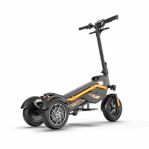 Retail Price 2022 PXID High Quality New Design Folding Electric 500W Dual Motor 3 Wheels Electric Scooter