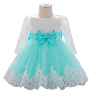 NEU Weiß 1. Geburtstag Baby Girl Kleider Party und Hochzeit Girl Kleidung Taufe Prinzessin Infant Dress L1940XZ