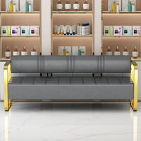 Canapé d'attente moderne et durable pour salon de coiffure, salon de beauté, magasin de vêtements, hôtel et centre commercial