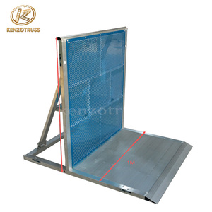 Barrière de foule pliable en aluminium Kenzotruss, barrière de concert en aluminium - Product Image 5