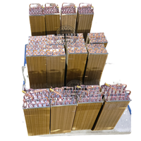 Intercambiador de Calor de Tubo de Aluminio Hidrófilo Azul de Alta Calidad, Unidad de Condensación de Aleta Lisa, Bomba de Motor, Compresor Sin Aceite Comercial