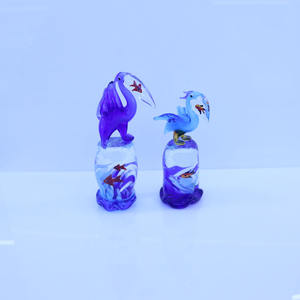 ของตกแต่งโต๊ะทำงานปีใหม่และคริสต์มาส รูปนกสไนป์<span class=keywords><strong>สีน้ำเงิน</strong></span> ถุงปลา งานฝีมือพื้นบ้าน <span class=keywords><strong>แก้ว</strong></span>มูราโน่ สำหรับของประดับตกแต่ง - Product Image 5