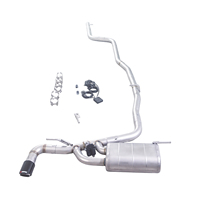   118i F20 2017 1.5T B38 B15A Échappement central arrière silencieux simple à valve simple sortie latérale simple Amélioration sportive