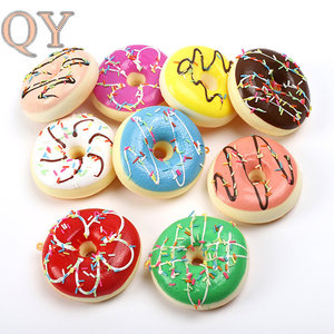 QY Mini Donut Squishy PU De Recuperación Lenta Llavero Juguete Sensorial Antiestrés Al Por Mayor - Product Image 6