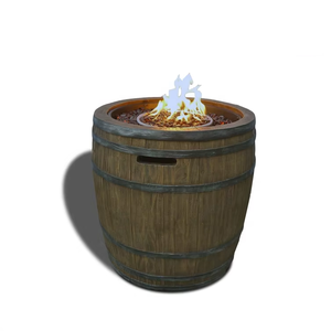 Table de foyer à gaz en forme de baril pour patio extérieur pour la décoration de jardin - Product Image 2