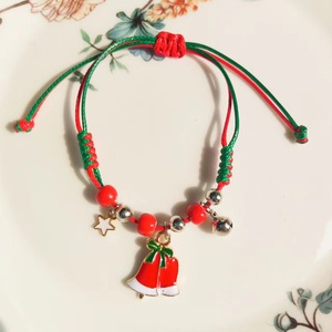 Châu Âu Hoa Kỳ Các Nhà Sản Xuất Cung Cấp Dễ Thương Hot Giáng Sinh Dệt Vòng Đeo Tay Quyến Rũ Cross-Biên Giới Quà Tặng Ý Tưởng Chủ Yếu Làm Hợp Kim - Product Image 2