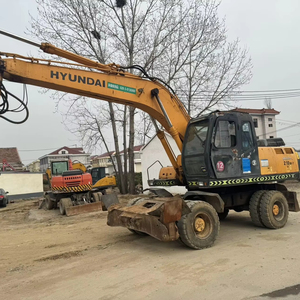 Pelle multifonction sur chenilles originale de la Corée Hyundai 215 d'occasion Hyundai Haute efficacité en bon état en vente - Product Image 1