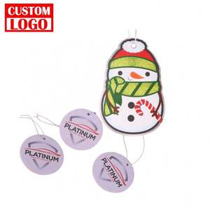 Araba aksesuarları kokular asılı promosyon hediyeler için sıcak satış spreyi özel tasarım hava kağıt taze - Product Image 6