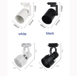 Ánh sáng theo dõi giá cả cạnh tranh <span class=keywords><strong>PAR30</strong></span> E27 Đèn chủ ổ cắm cơ sở có thể điều chỉnh <span class=keywords><strong>Led</strong></span> Sân Khấu ánh sáng tại chỗ theo dõi nhà ở - Product Image 3