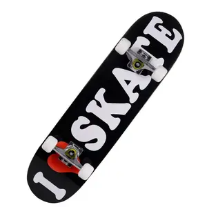 Komplette 7 Schichten Full Canadian Maple Surf Skateboard Carbon Dragon Bambus Kunden spezifisches Skateboard Deck