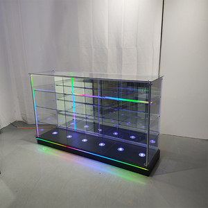 Vitrine de présentation pour articles de fumeurs de 4/6 pieds de haut avec éclairage coloré - Product Image 1