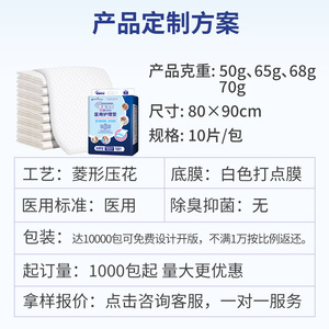 Dr. Kangyi Coussinets absorbants médicaux 80x90mm, épais et jetables, pour adultes et bébés - Product Image 5