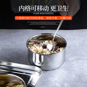 Stainless Steel <b>Spice</b> <b>Jar</b> Set Rectangular Divided Kitchen Condiment Container Chaozhou Made - Product Image 4