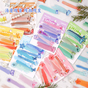 Autocollant décoratif de voyage Moking, papier calque, style rétro, auto-adhésif, 6 motifs pour scrapbooking - Product Image 3