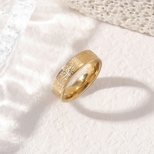 สิ่งที่ทำให้คุณแตกต่าง แหวนแฟชั่นสแตนเลสสตีลลายอัลกุรอาน อิสลาม อาหรับ มุสลิม สำหรับผู้หญิงและผู้ชาย ขายส่งสำหรับเทศกาลอีด - Product Image 4