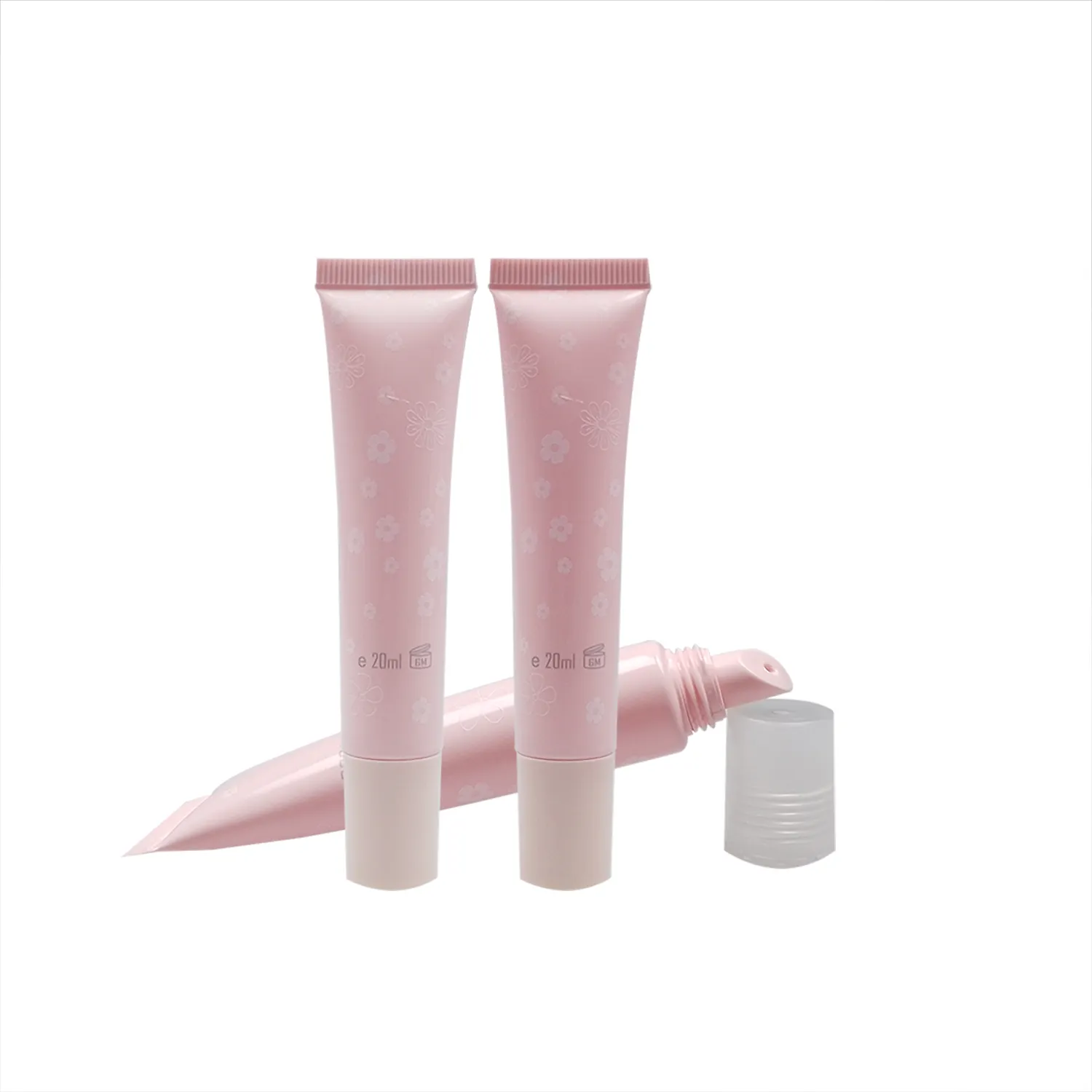 Bán buôn tùy chỉnh màu hồng bóp mềm Lip Gloss ống 15ml nhựa Lip Balm Rỗng Mỹ phẩm bao bì Lip Gloss ống cho chăm sóc da