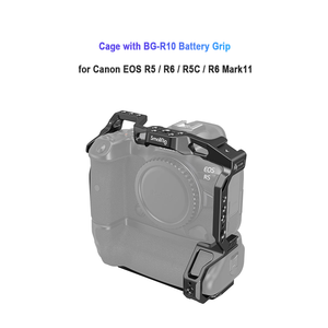 Cage pour appareil photo SmallRig pour <span class=keywords><strong>Canon</strong></span> <span class=keywords><strong>EOS</strong></span> R5 / R6 / <span class=keywords><strong>R5C</strong></span> / R6 Mark II / R6 Mark III avec poignée de batterie BG-R10, cage pour appareil photo 3464B - Product Image 1