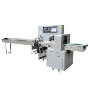 Máquina de Embalaje de Flujo/Almohada de Alta Productividad Modelo 350 PLC para Envolver Jabón en Barra en Bolsas de Film, Precio de Fábrica - Product Image 1