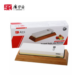 Afilador de Base de bambú antideslizante, Kit de piedra de afilado de grano 1000/6000, guía angular, piedra de aplanamiento, relleno de agua - Product Image 4