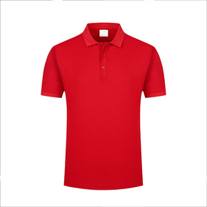 Polo Shirt Short Sleeve Solid Color Polyester Fiber Work Uniforms Daily Wear Sapphire Blue - Product Image 4