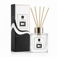 Diffuseurs de parfum d'ambiance liquides écologiques à marque privée, ensembles de diffuseurs à bâtonnets, logo personnalisé, coffret cadeau haut de gamme, fabricant OEM pour hôtels et appartements