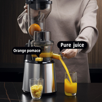 Hete Verkopende Sinaasappel Extractor Commerciële Slow Juicer Grote Mond Koude Pers Juicer Huishoudelijke Multifunctionele Elektrische Sapmachine