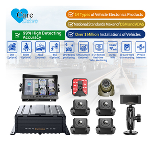 Sistema de Cámara de Visión Envolvente 360° para Camiones Alwaycare, DVR Móvil de Alta Resistencia con IA, Alerta de Peatones BSD, ADAS, GPS, 12 Canales, MR930-360B AHD - Product Image 1