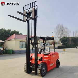 Forklift Listrik 3,5 Ton dengan Ketinggian Angkat Retraktil, Kapasitas Baterai Besar untuk Logistik, Gudang Besar, Pabrik, dan Penumpukan Pallet - Product Image 1