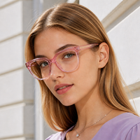 Montures de lunettes en acétate pour femmes, montures de lunettes TR90, montures optiques à monture complète, montures optiques unisexes actuelles