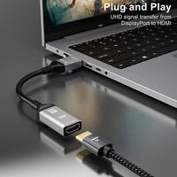 Câble adaptateur convertisseur Xput 8K DP vers HDMI 2.1, câble adaptateur DP vers HDMI 2.1