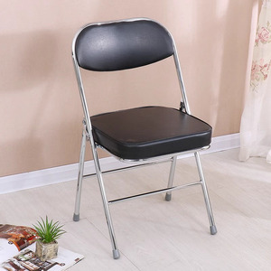 Chaises pliantes avec coussin rembourré Chaise pliable à cadre en métal en acier pour intérieur et extérieur, portable pour événement de fête sur le patio - Product Image 1