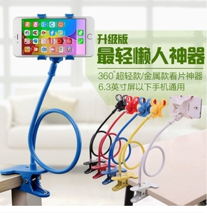 ขาตั้งโทรศัพท์มือถือปรับได้ 360 องศา กันน้ำ พร้อมคลิปหนีบแบบยืดหยุ่น ใช้ได้กับโทรศัพท์มือถือทุกชนิด ใช้ได้กับโต๊ะทำงาน เตียงนอน และโต๊ะอื่นๆ - Product Image 5