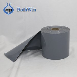 Hoge kwaliteit, brandvertragend, lasbestendig, ondoorzichtig, zacht industrieel PVC strip-gordijn met glad/geribbeld oppervlak - Product Image 5